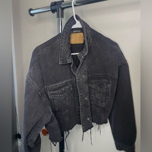 Black jean jacket